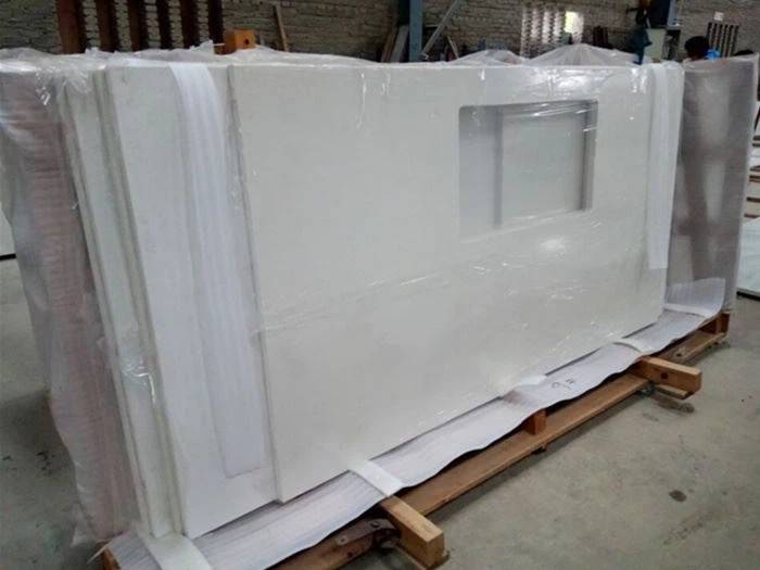 White Quartz Tops packing
